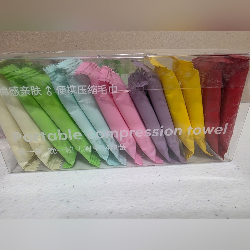 Source Unknown Compressed Towels - Multicolor Set - Picture 2 of 2